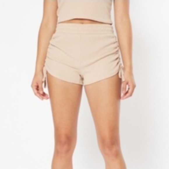 Rue 21 Hacci Drawstring Ruched Side Shorts - Picture 1 of 4